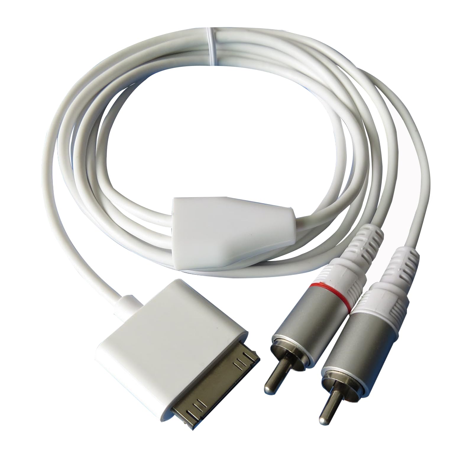 Amazon.com: elytronic 30 Pin Male Jack Cable to 2 RCA Audio Cable